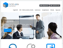 Tablet Screenshot of godmin.hu